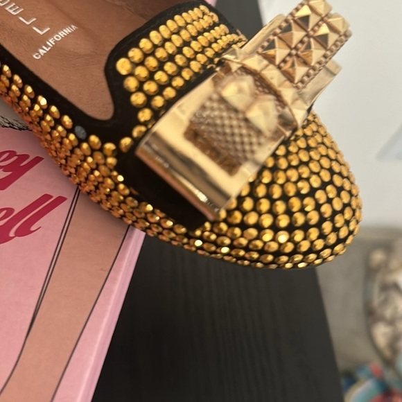 Jeffery Campbell gold loafers - Picture 2 of 8